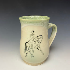 Dressage Horse Mug - Key Lime