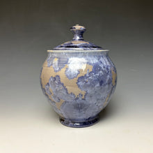 Load image into Gallery viewer, Periwinkle Crystalline Glazed Jar
