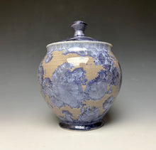 Load image into Gallery viewer, Periwinkle Crystalline Glazed Jar
