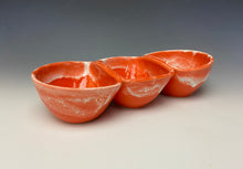 Load image into Gallery viewer, Triple Dip Dish- Intense Orange
