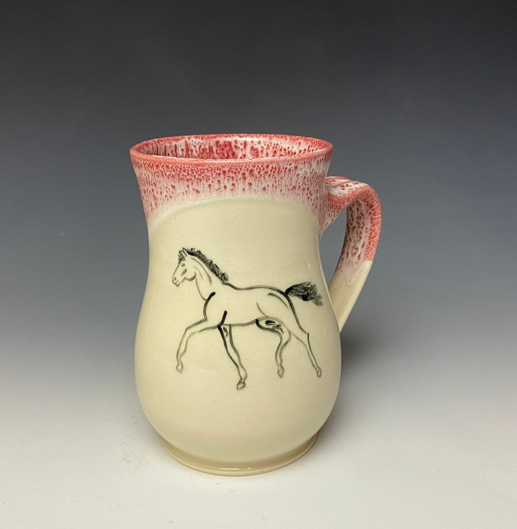 Foal Mug- Bright Red