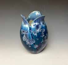 Load image into Gallery viewer, Tulip Vase- Atlantic Storm Blue #1
