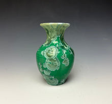 Load image into Gallery viewer, Emerald Green Crystalline Glazed Mini Vase 7
