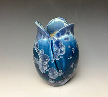 Load image into Gallery viewer, Tulip Vase- Atlantic Storm Blue #1
