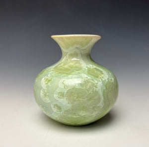 Crystalline Glazed Mini Vase - Mint Green 2