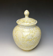 Load image into Gallery viewer, Ivory Crystalline Jar 2
