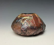 Load image into Gallery viewer, Rainbow Copper Raku AirPlant Vase #3
