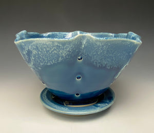 Ice Blue Lotus Berry Bowl