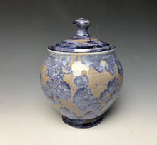 Load image into Gallery viewer, Periwinkle Crystalline Glazed Jar
