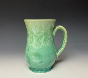 Crystalline Glazed Mug 18oz - Light Green #3