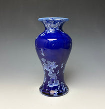 Load image into Gallery viewer, Winter Sky Blue Crystalline Glazed Vase 4
