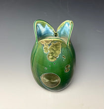 Load image into Gallery viewer, Tulip Vase- Green Galaxy
