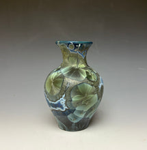 Load image into Gallery viewer, Cobalt Galaxy Crystalline Glazed Mini Vase 3
