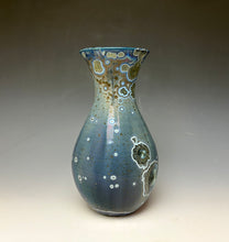 Load image into Gallery viewer, Cobalt Galaxy Crystalline Glazed Vase 12
