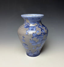 Load image into Gallery viewer, Periwinkle Crystalline Vase

