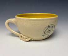 Load image into Gallery viewer, PIGGERY- Soup mug in Yellow
