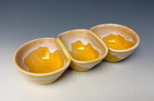 Load image into Gallery viewer, Triple Dip Dish- Sunshine Yellow
