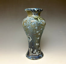 Load image into Gallery viewer, Cobalt Galaxy Crystalline Glazed Vase 7
