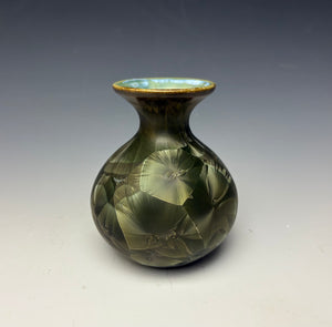 Iron Galaxy Crystalline Glazed Mini Vase 3
