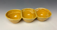 Load image into Gallery viewer, Triple Dip Dish- Sunshine Yellow
