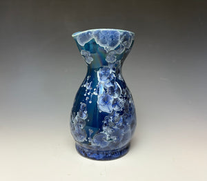 Atlantic Storm Blue Crystalline Sake Pitcher