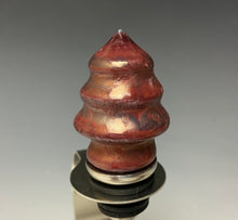 Load image into Gallery viewer, Crystalline Glazed Bottle Stopper- Ruby Tree
