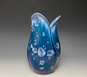 Tulip Vase- Atlantic Storm Blue #3