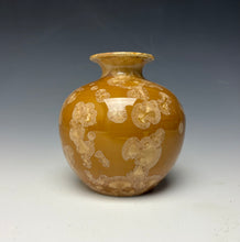 Load image into Gallery viewer, Iced Caramel Crystalline Glazed Mini Vase #7
