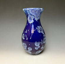 Load image into Gallery viewer, Winter Sky Blue Crystalline Glazed Vase 2

