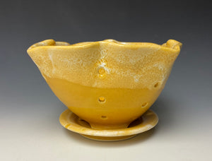 Sunshine Yellow Lotus Berry Bowl