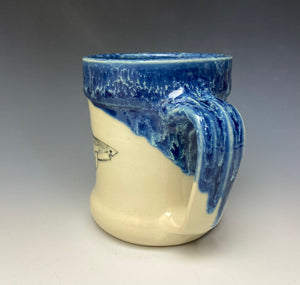 Shark Mug- Deep Blue