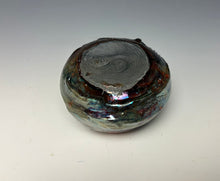 Load image into Gallery viewer, Rainbow Copper Raku Mini AirPlant Vase #8
