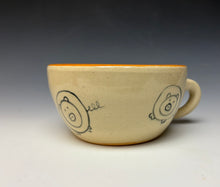 Load image into Gallery viewer, PIGGERY Soup mug in Orange
