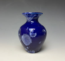 Load image into Gallery viewer, Winter Sky Blue Crystalline Glazed Mini Vase #5
