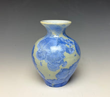 Load image into Gallery viewer, Powder Blue Crystalline Glazed Mini Vase
