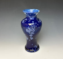 Load image into Gallery viewer, Winter Sky Blue Crystalline Glazed Vase 1
