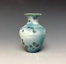 Load image into Gallery viewer, Bluestone Crystalline Glazed Mini Vase 1
