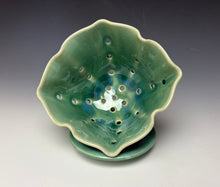 Load image into Gallery viewer, Seafoam Green Lotus Berry Bowl
