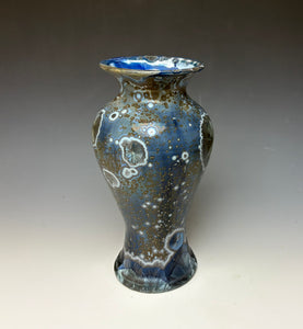 Cobalt Galaxy Crystalline Glazed Vase 5