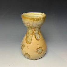 Load image into Gallery viewer, Gold Crystalline Glazed Bulb Vase
