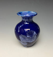 Load image into Gallery viewer, Winter Sky Blue Crystalline Glazed Mini Vase #5
