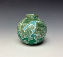 Load image into Gallery viewer, Emerald Green Crystalline Glazed Mini Vase 6
