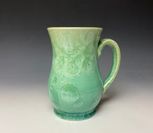 Load image into Gallery viewer, Crystalline Glazed Mug 18oz - Light Green #3
