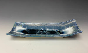 Crystalline Tray in Bluestone