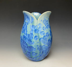 Tulip Vase- Teal #3