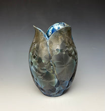 Load image into Gallery viewer, Tulip Vase- Cobalt Galaxy #2
