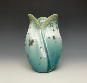 Tulip Vase- Wintergreen #1