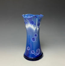 Load image into Gallery viewer, Winter Sky Blue Crystalline Glazed Vase 1
