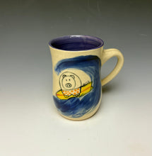 Load image into Gallery viewer, Surfer Pig Mug- Purple
