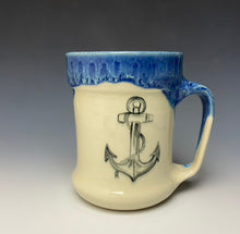 Load image into Gallery viewer, Anchor Mug- Deep Blue
